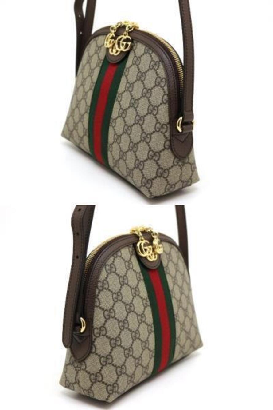 Gucci Cream Beige Bag Brown Shoulder Supreme Dark GG Ophidia Tan Brown
